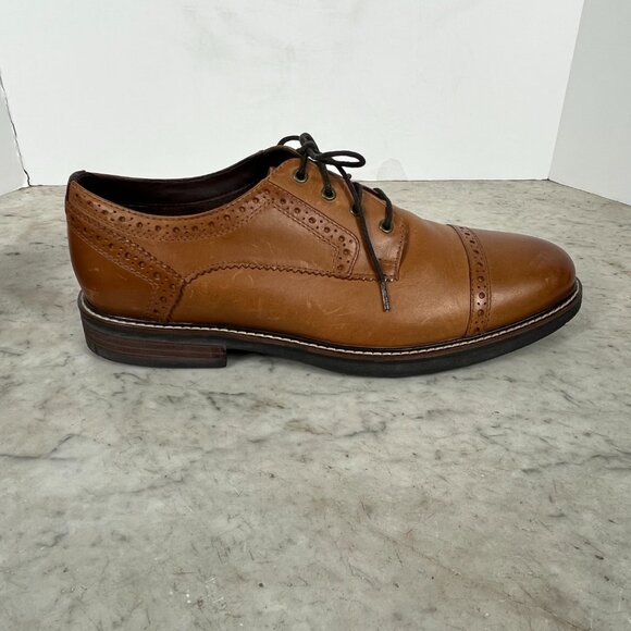 Men\'s Nunn Bush  Cap Toe Oxfords Tan Size 12 main image 2